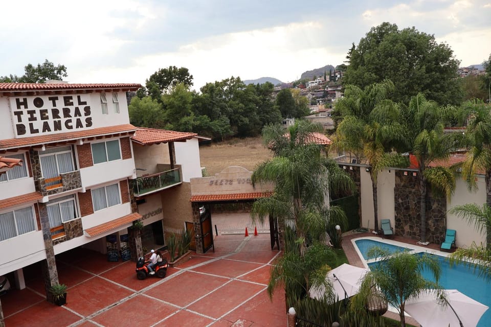 Property building, Day, View (from property/room), Balcony/Terrace, Pool view, Swimming pool