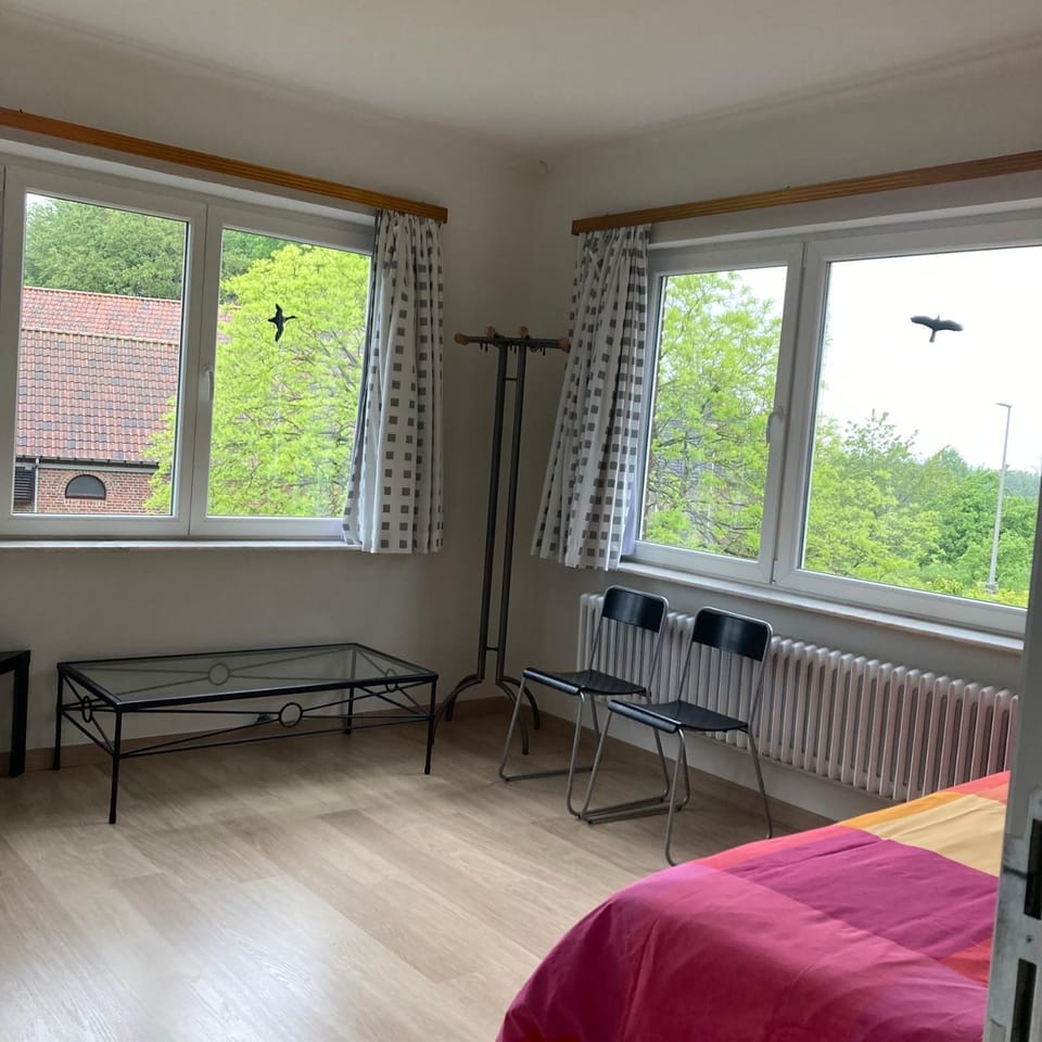 De tuin van Agatha Apartment in Flanders