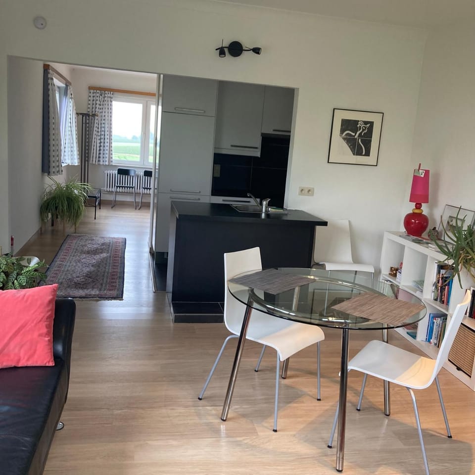 De tuin van Agatha Apartment in Flanders