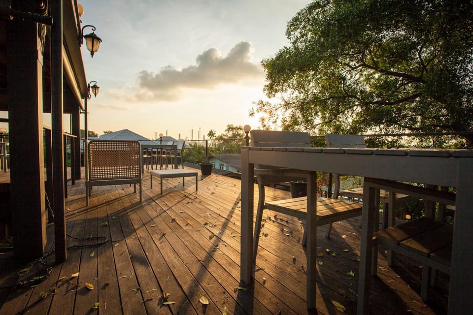 Patio, Sunset