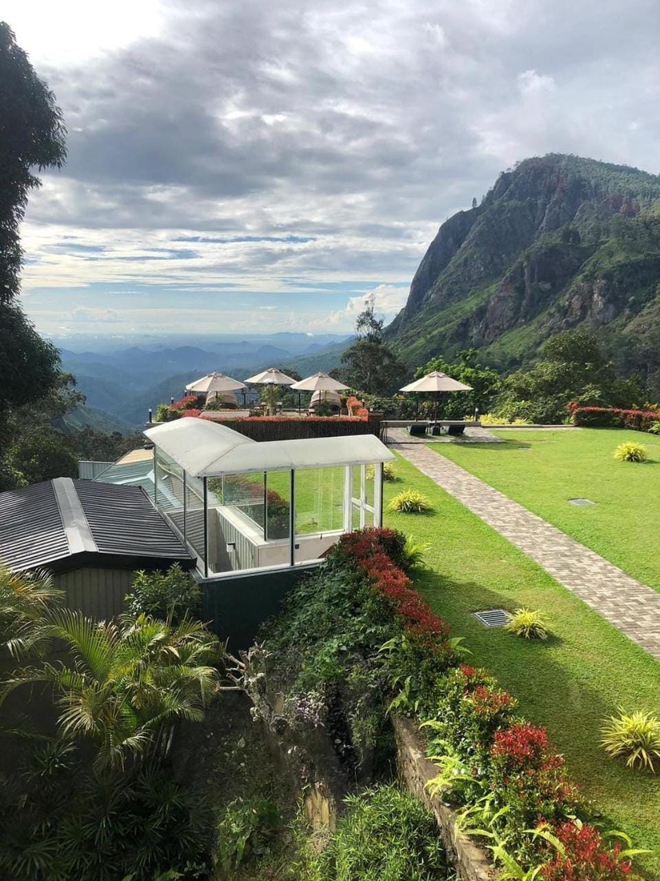 Garden view, Mountain view