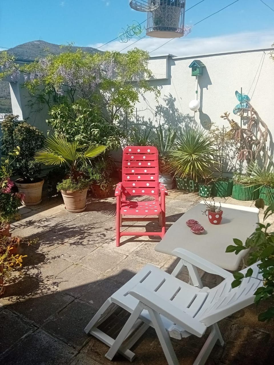 Balcony/Terrace, sunbed
