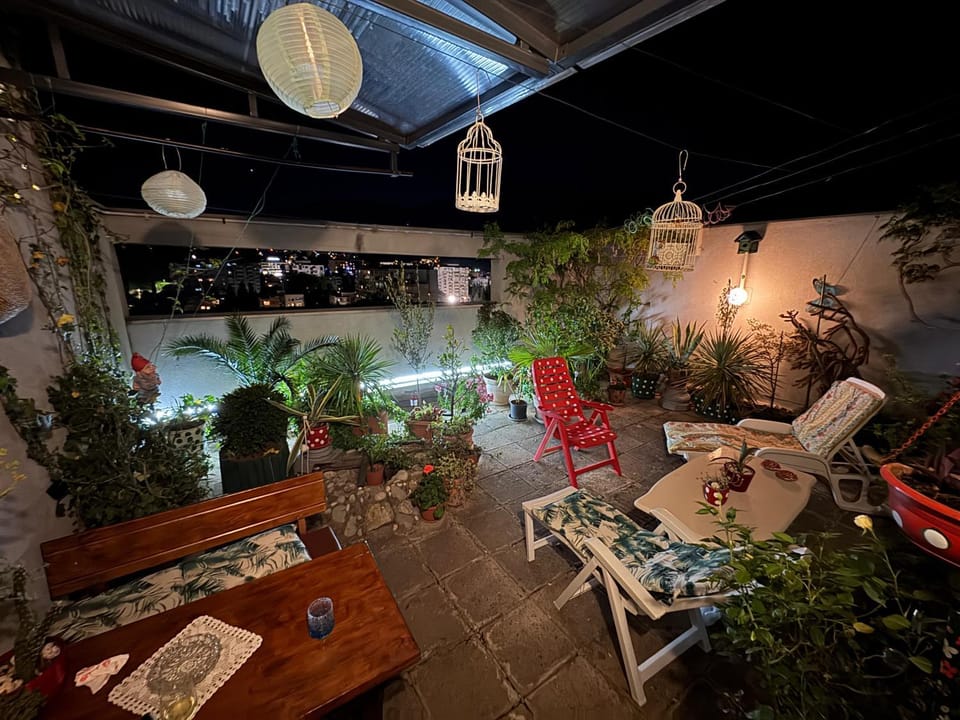Night, Balcony/Terrace, Seating area