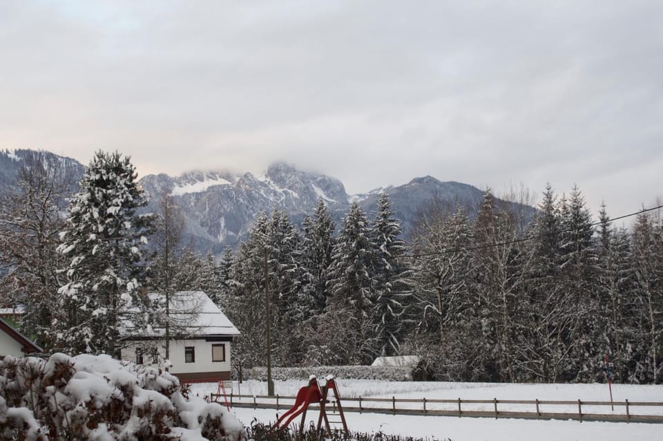 Natural landscape, Winter, Mountain view