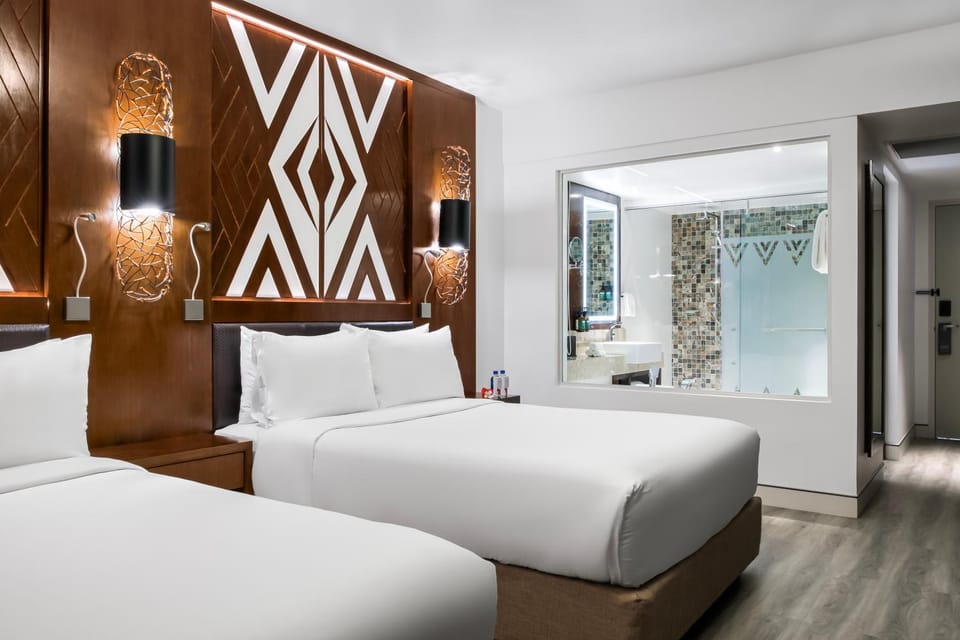 Bed, Bathroom, Bedroom