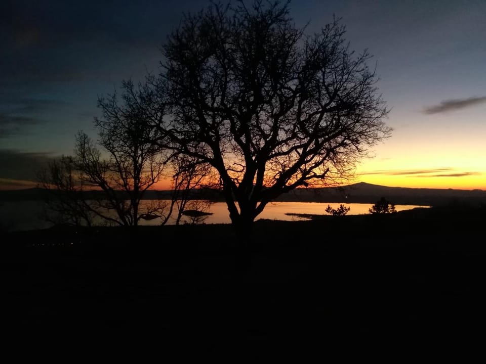 Lake view, Sunset