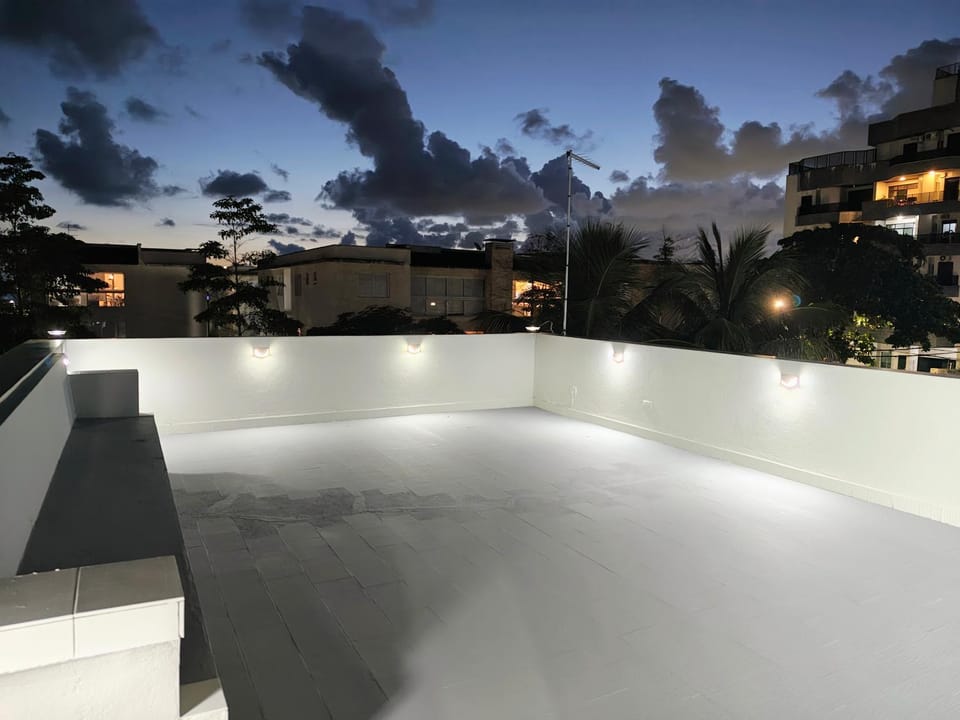 Night, View (from property/room), Balcony/Terrace