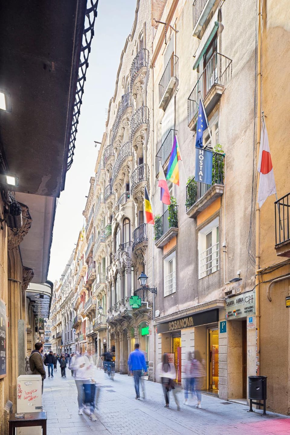 Property building, Street view, Quiet street view