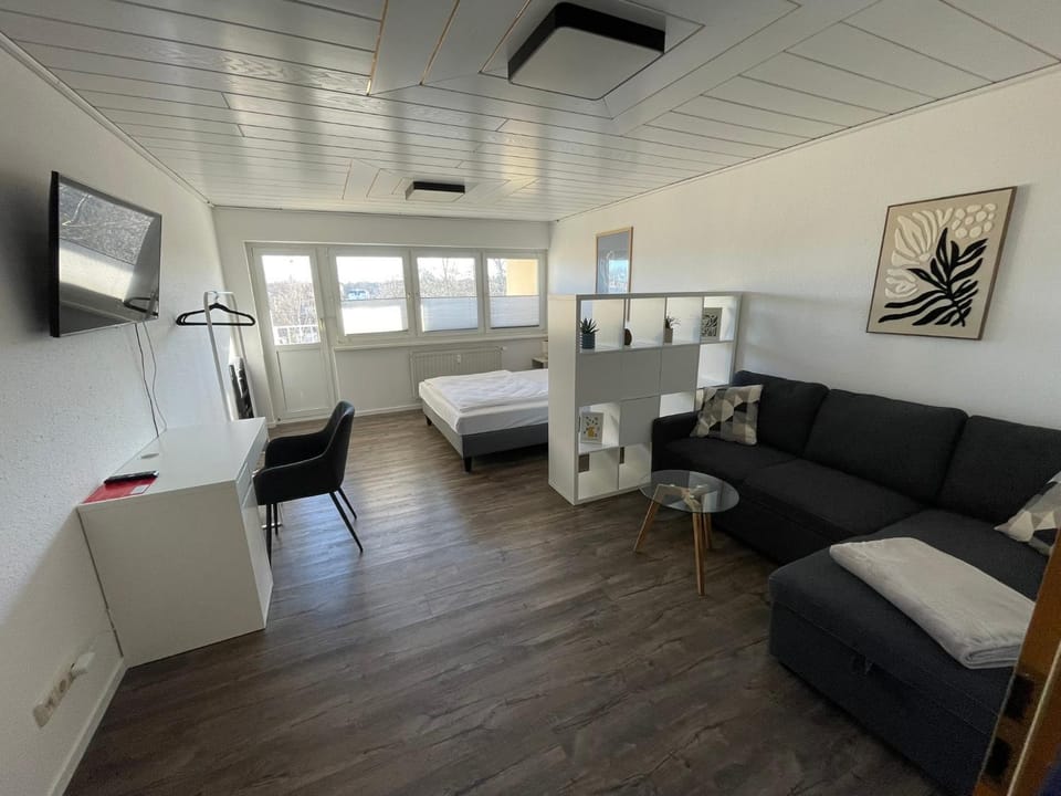 Bed, TV and multimedia, Living room, Bedroom