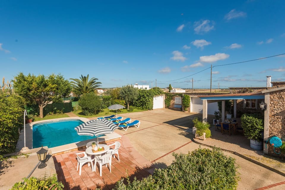 Patio, Off site, Pool view