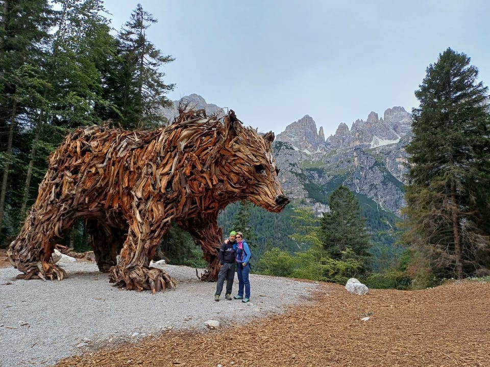 Nearby landmark, People, Mountain view