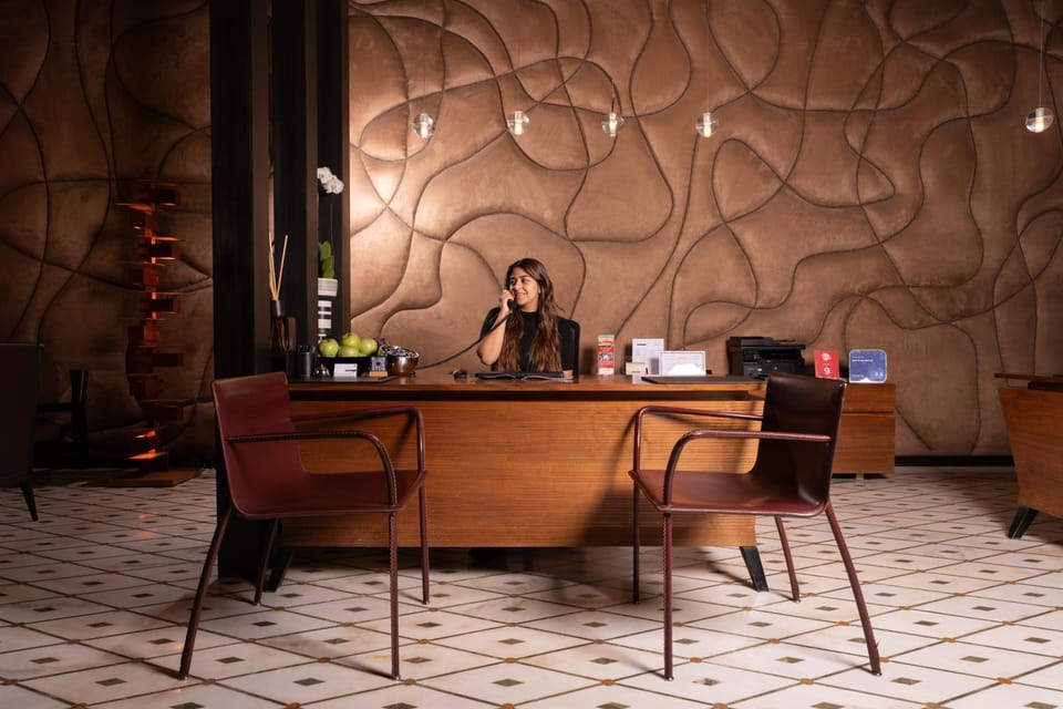 People, Lobby or reception