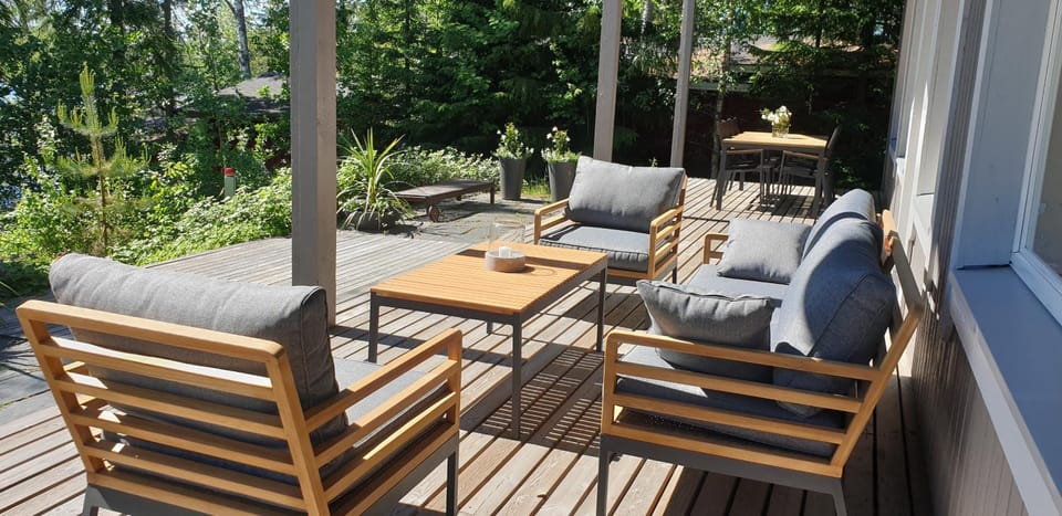 Patio, Garden, Balcony/Terrace, Seating area, Garden view