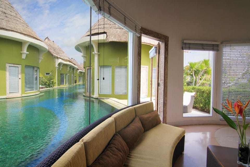 View (from property/room), Seating area, Pool view