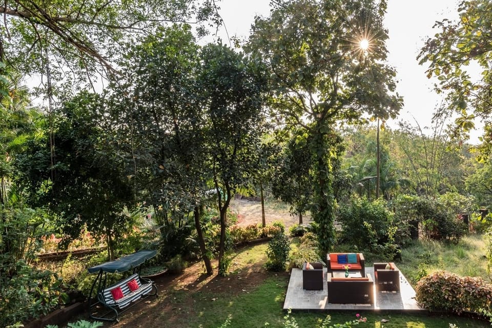 Day, Natural landscape, Garden, View (from property/room), Seating area, Garden view, Sunset