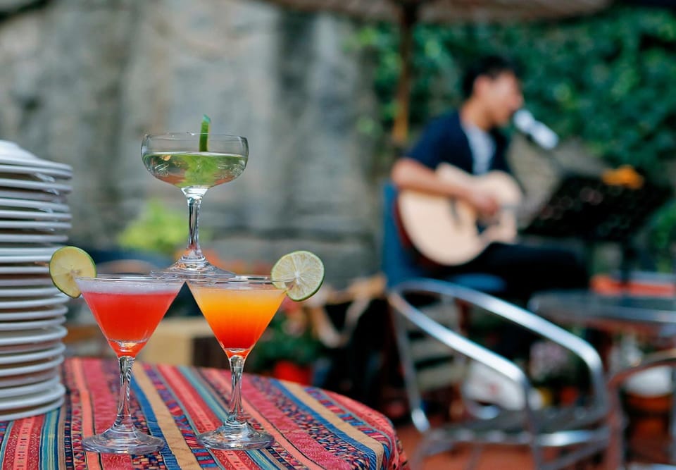 Garden view, Alcoholic drinks