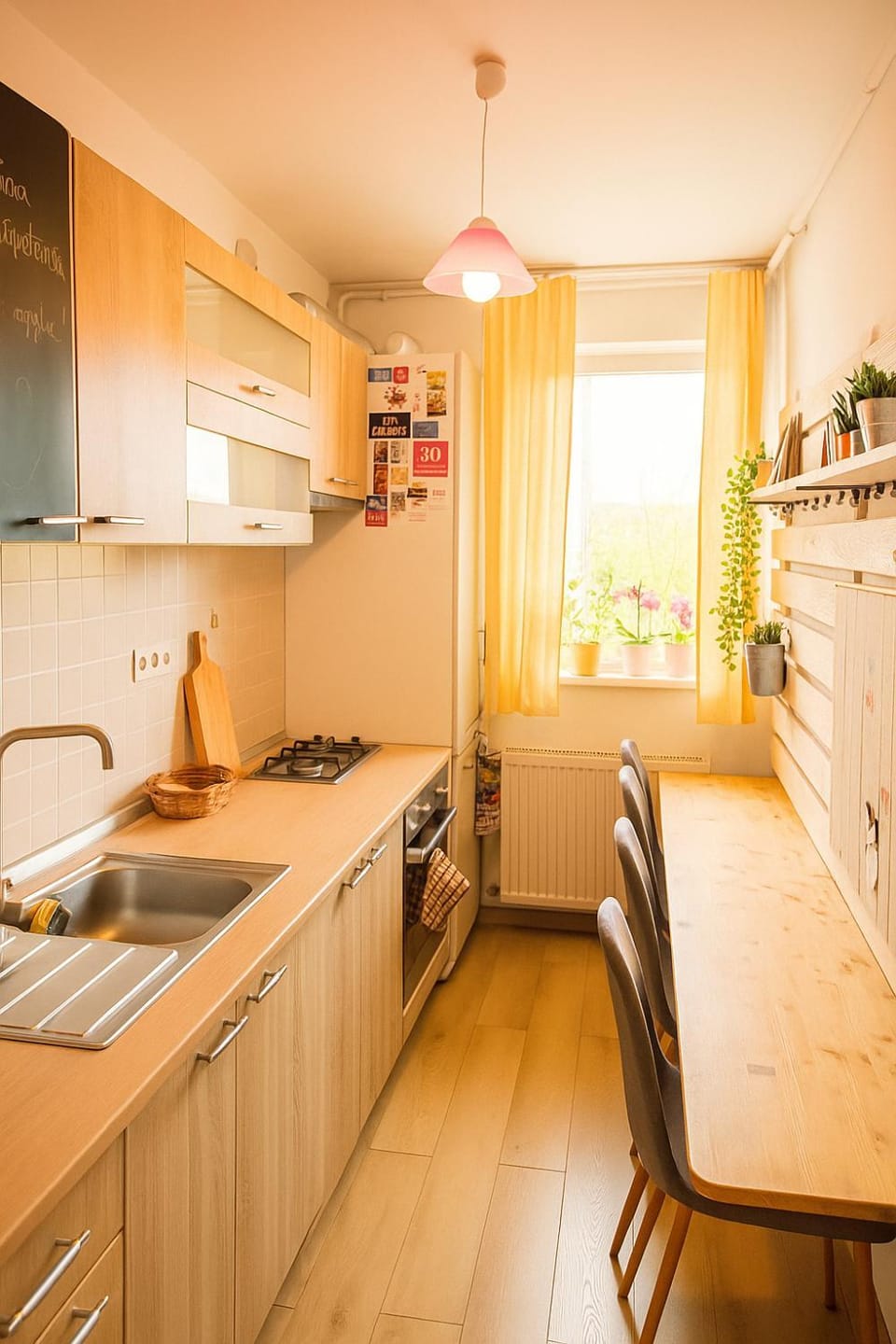 Kitchen or kitchenette, Dining area, oven, kitchen