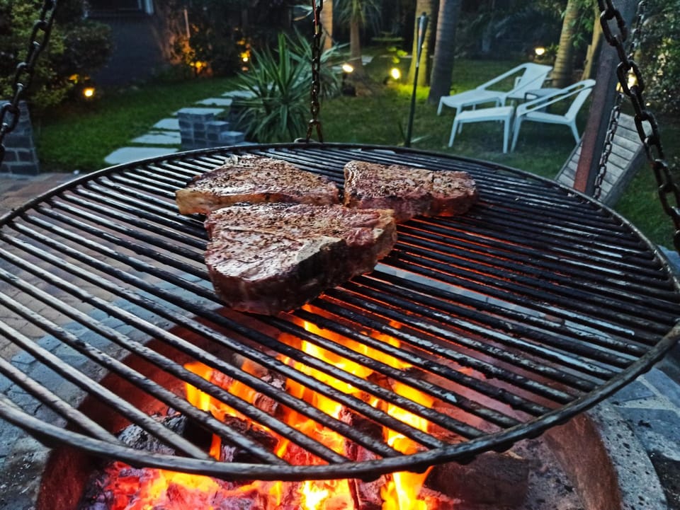 BBQ facilities, flat iron