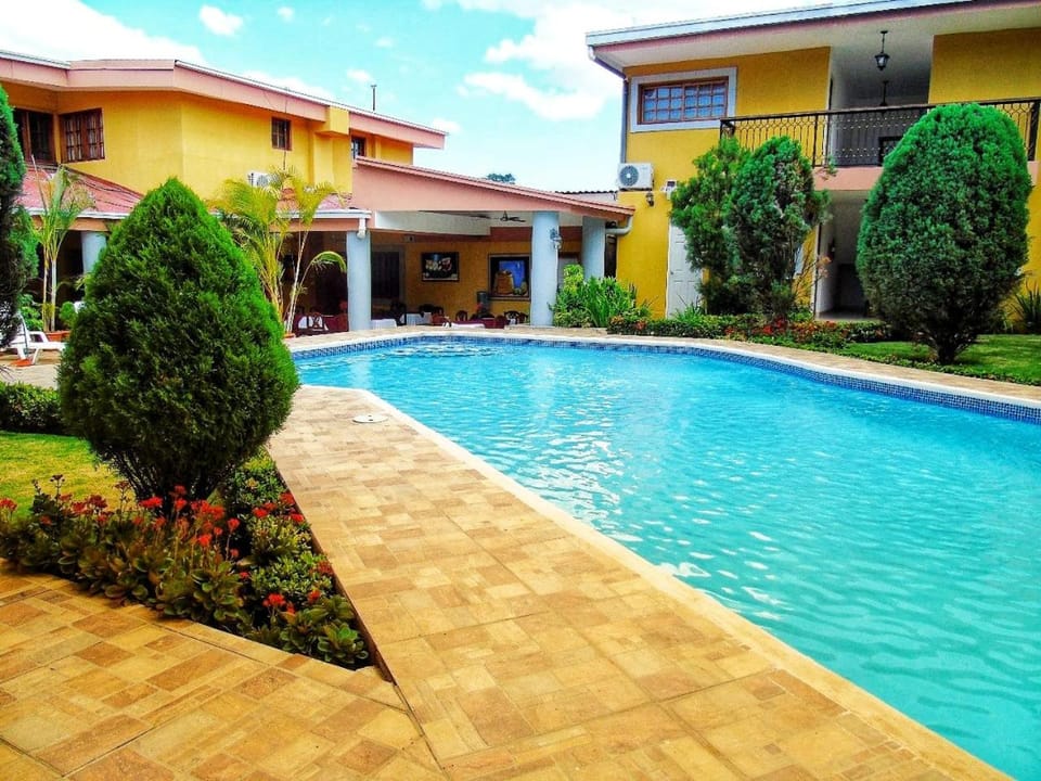 Patio, Day, Garden, On site, Garden view, Swimming pool