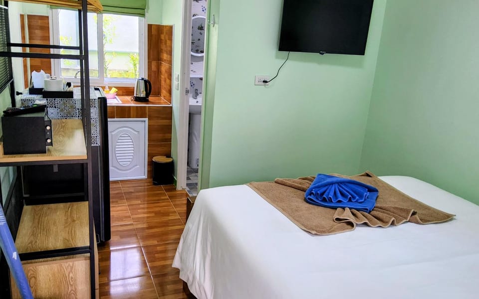 Bed, TV and multimedia, Kitchen or kitchenette, Photo of the whole room, safe, towels