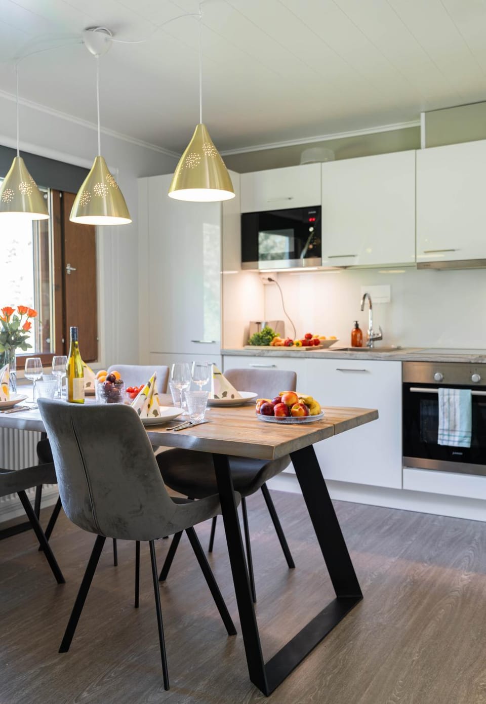 Kitchen or kitchenette, Food and drinks, Dining area, Food, minibar, pet friendly, stove