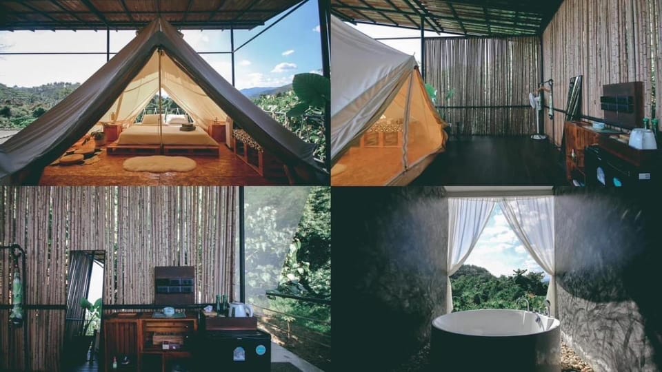 Tanoshi Glamping In Khao Sok Luxury tent in Khlong Sok