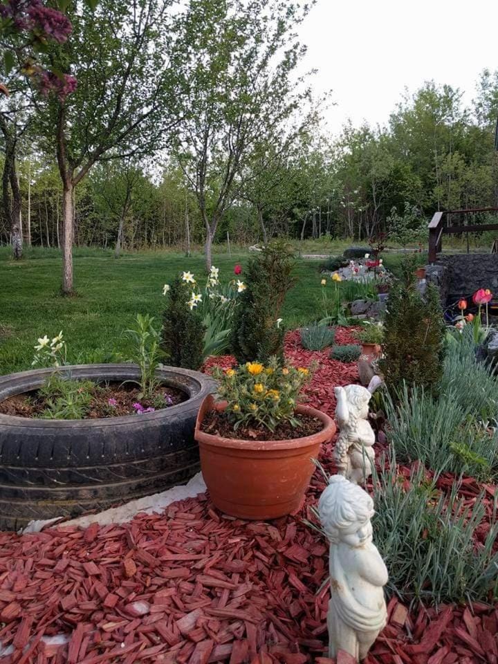 Property building, Garden