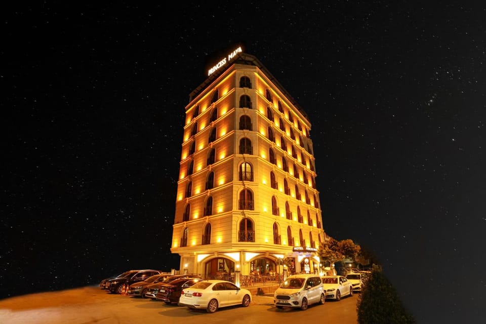 Property building, Night, Location, Parking