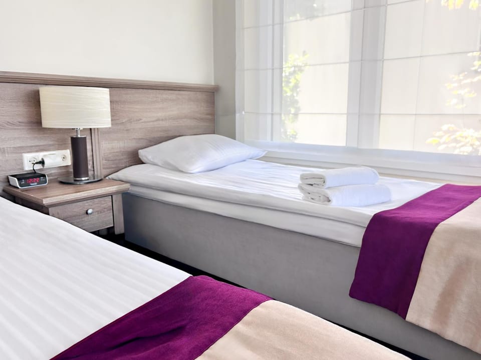 Bed, View (from property/room), Photo of the whole room, towels