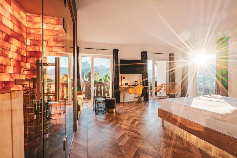 Bed, Sauna, Photo of the whole room