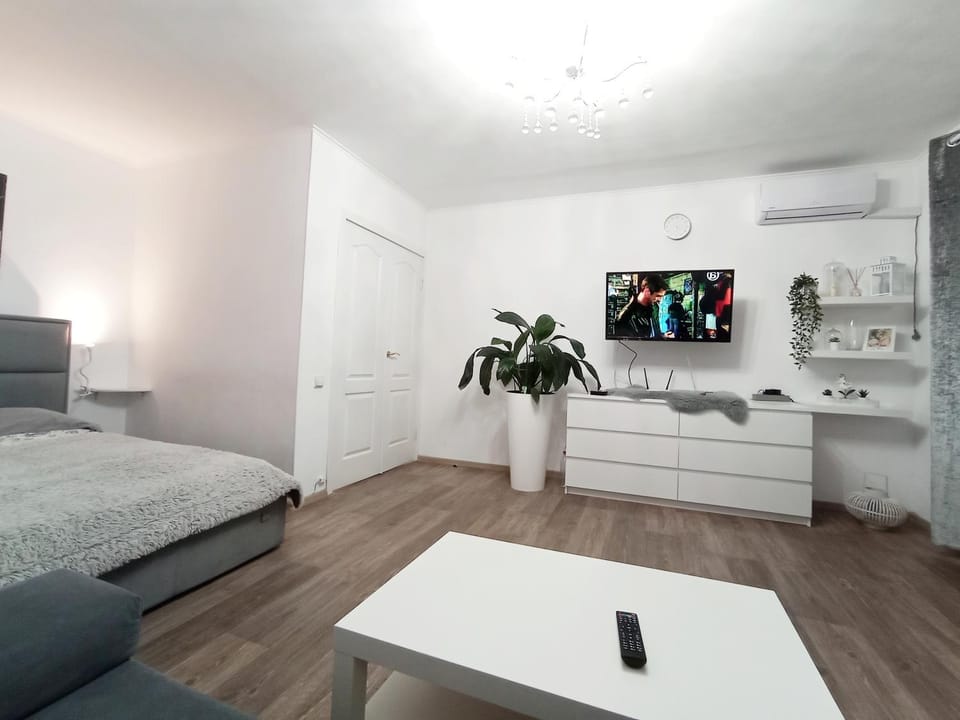 Bed, TV and multimedia, Photo of the whole room