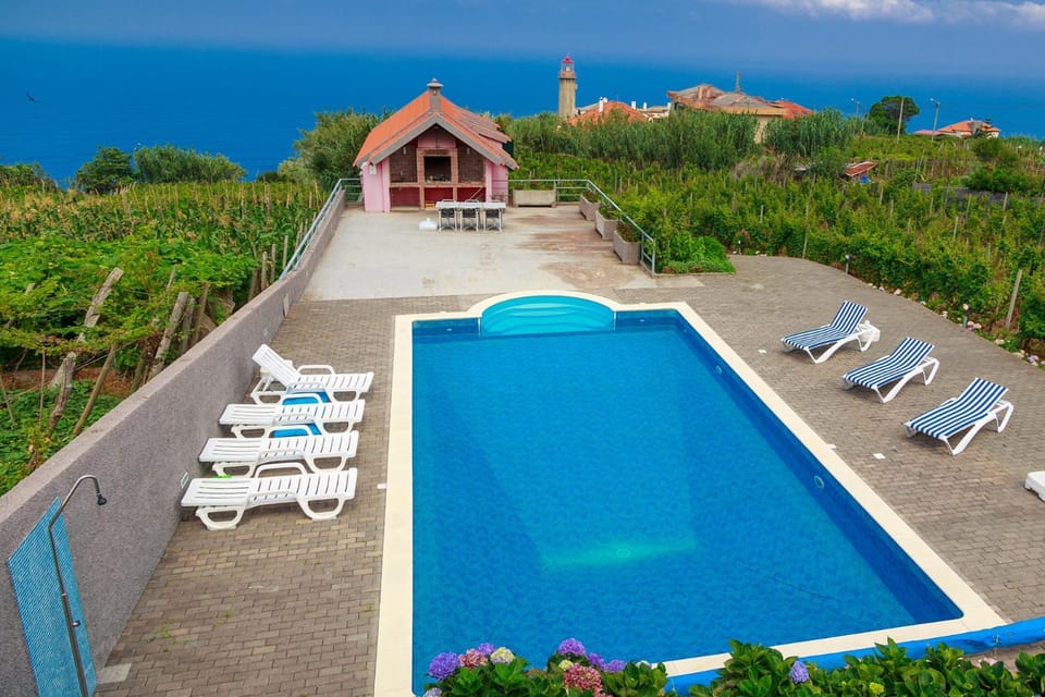 Natural landscape, Pool view, Sea view, Swimming pool