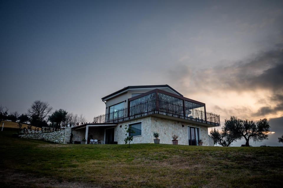 Property building, Sunset