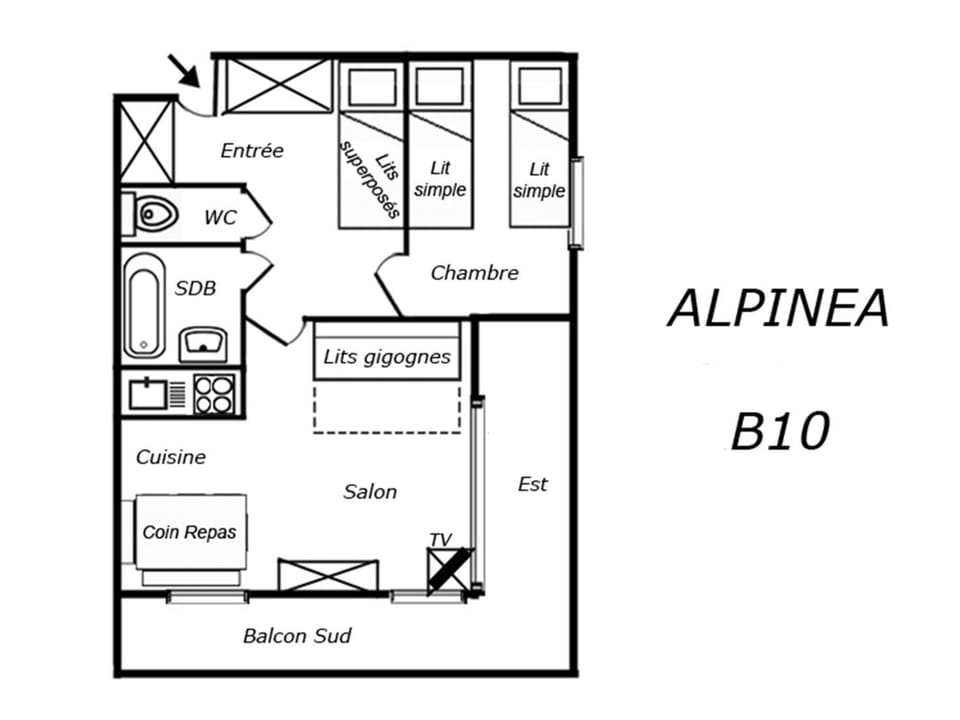Appart lumineux familial à Méribel - 6 pers, animaux ok - FR-1-182-67 Apartment in Les Allues