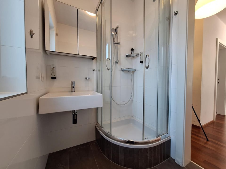 Shower, Bathroom, towels