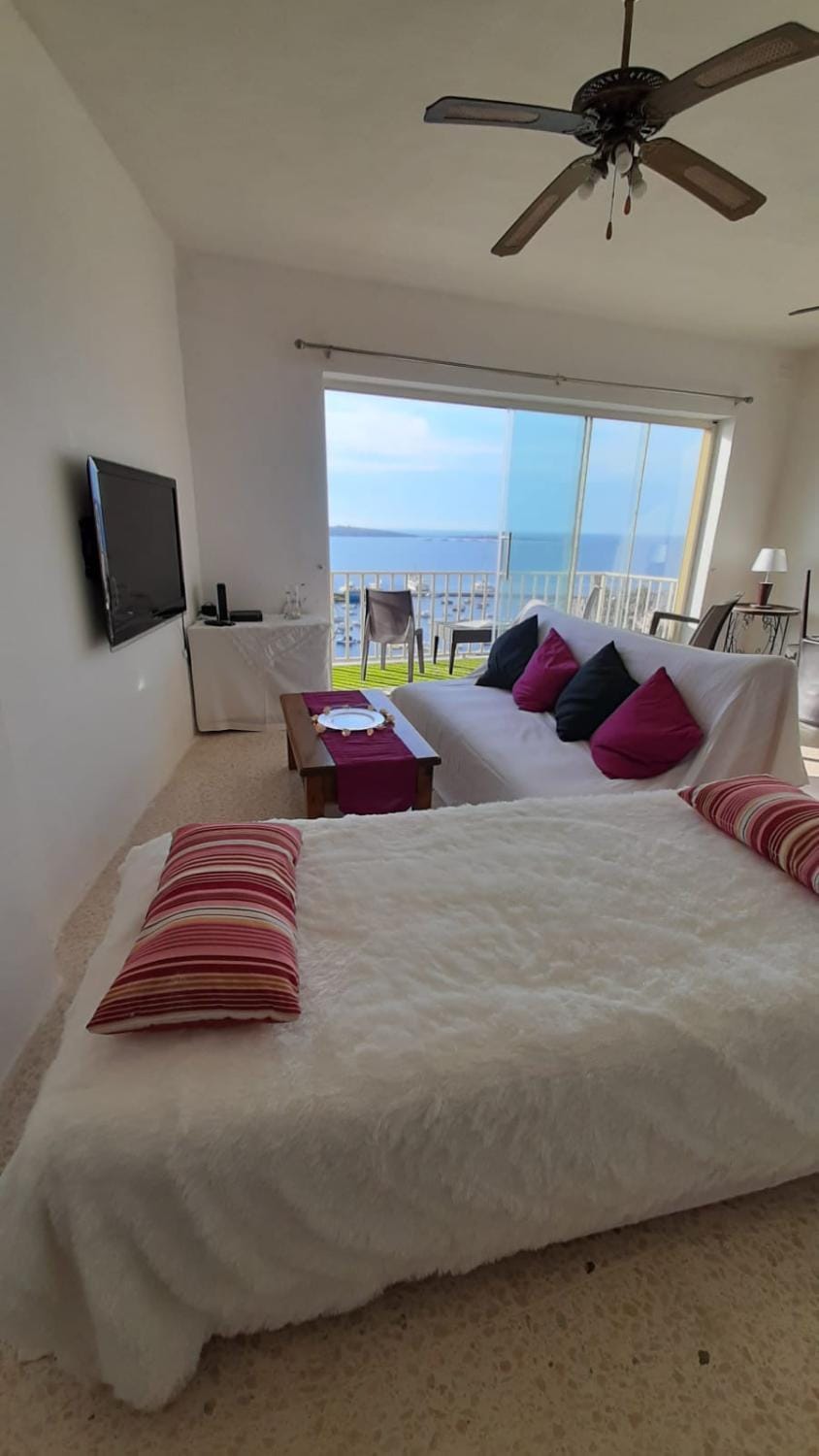 Balcony/Terrace, Living room, Sea view