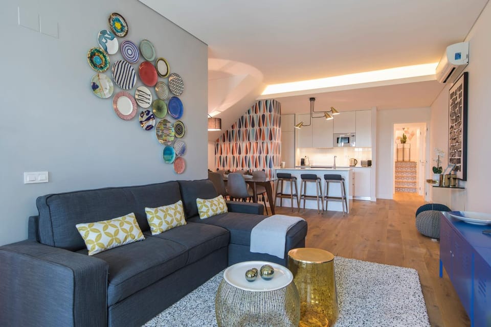 Kitchen or kitchenette, Living room, Photo of the whole room, Seating area