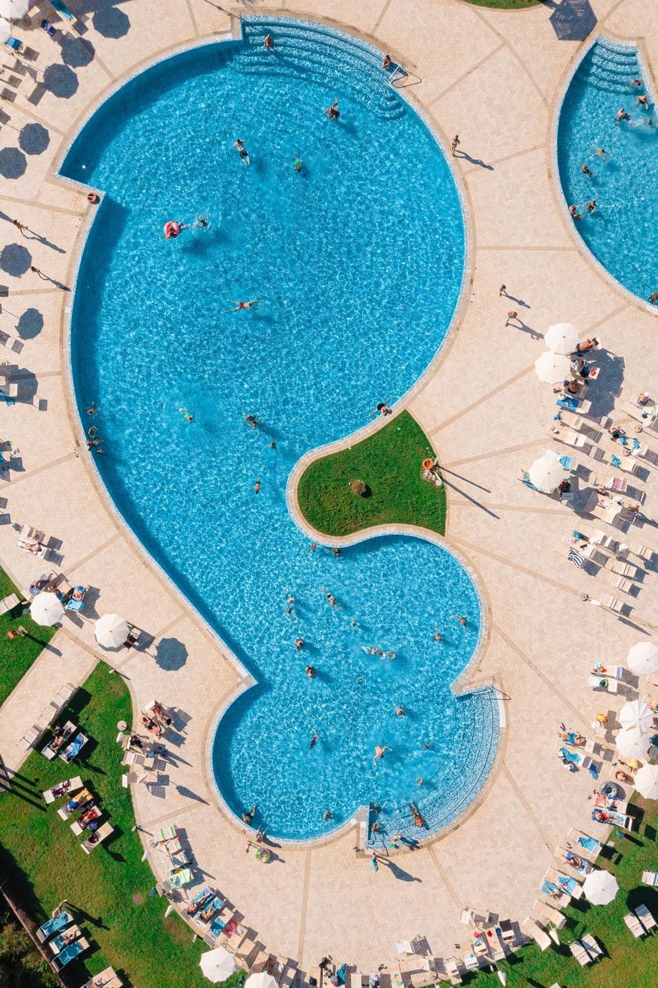 Bird's eye view, Swimming pool, Swimming pool