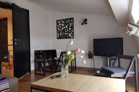 Living room, Seating area, Dining area