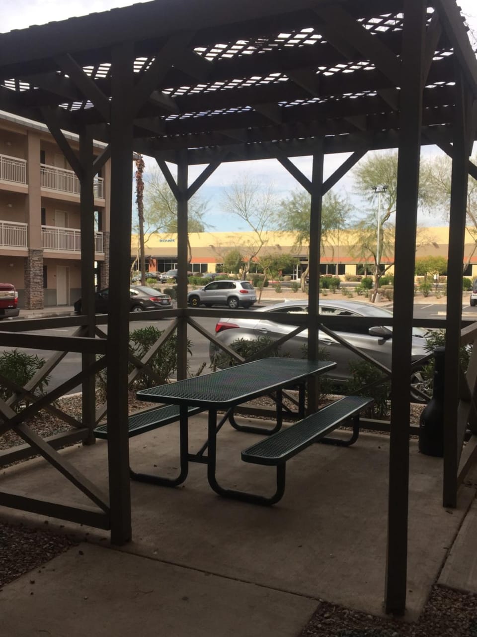 Property building, Patio
