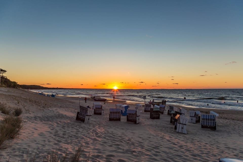 Natural landscape, Beach, Sunset