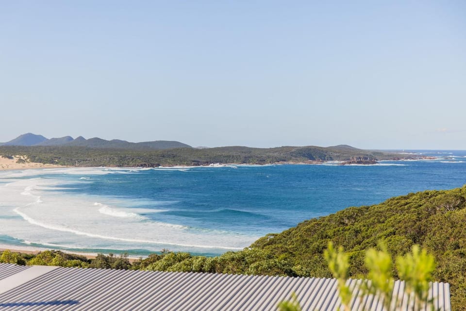 Natural landscape, Beach, Mountain view, Sea view