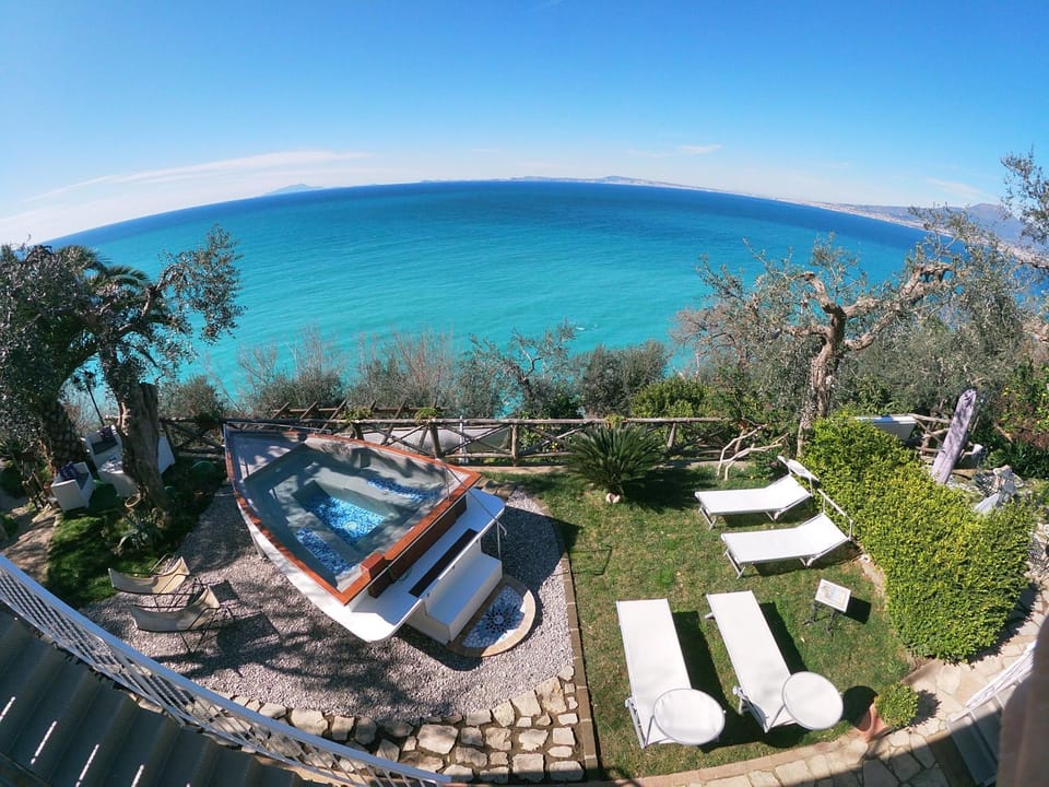 Bird's eye view, Garden, Sea view, Swimming pool