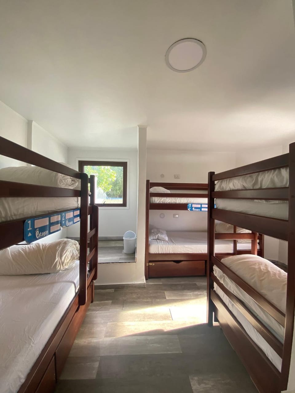 Photo of the whole room, bunk bed