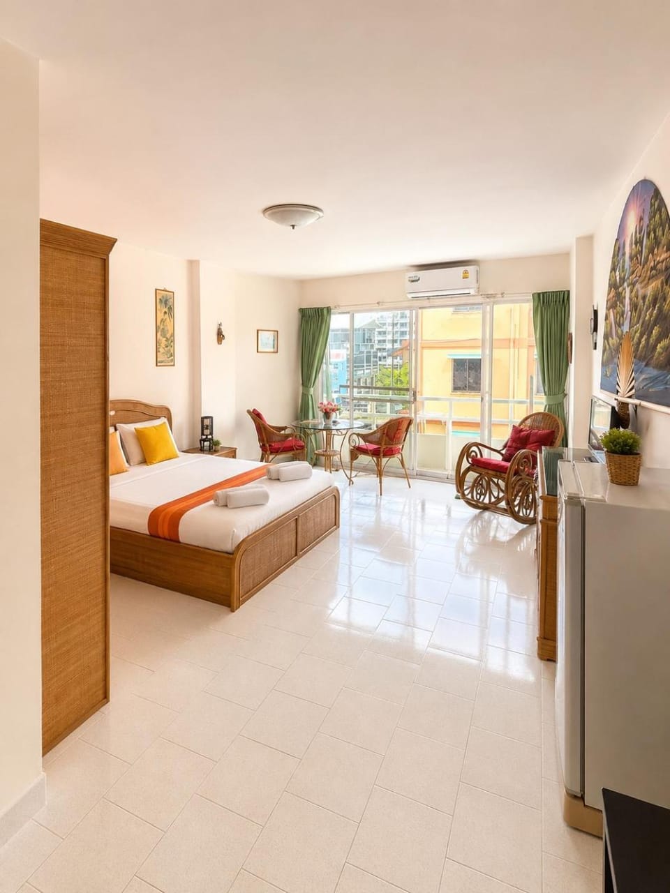 Living room, Bedroom