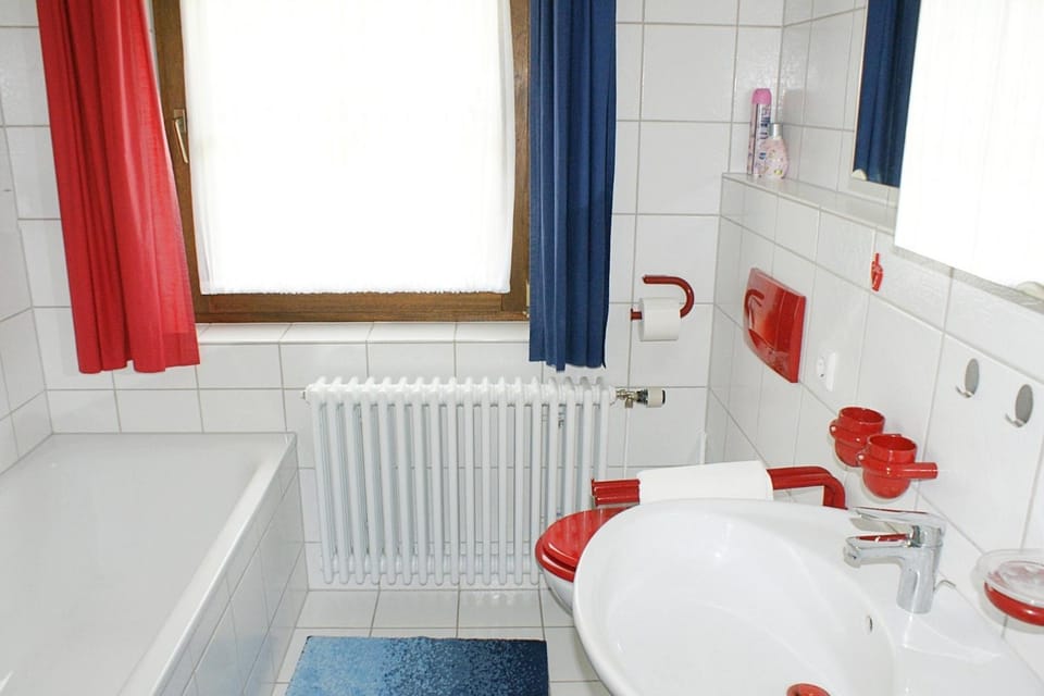 Bathroom, Living room