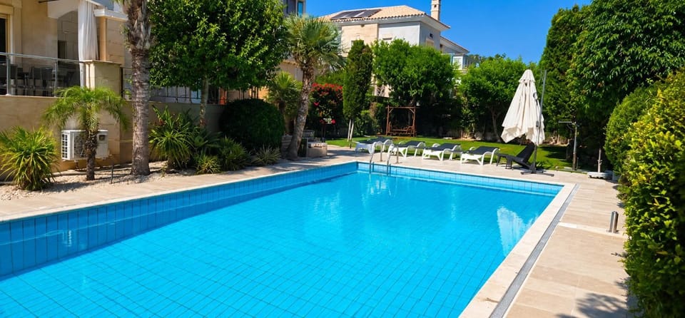 SeaView 6BR Villa with Heated Pool, Spa & Private Cinema Villa in Limassol District
