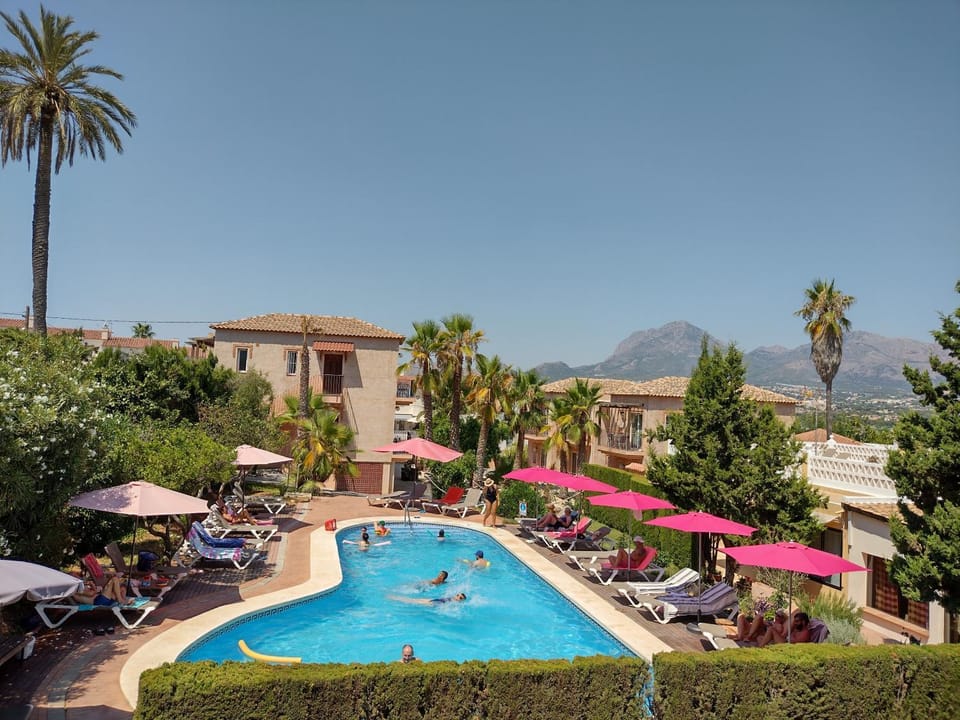 Bird's eye view, Summer, Mountain view, Pool view, Swimming pool, sunbed