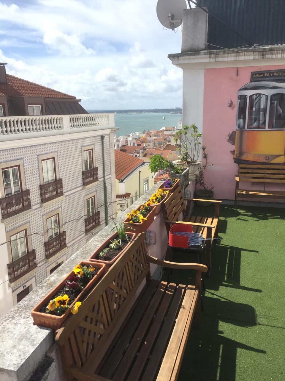 Balcony/Terrace, City view, River view