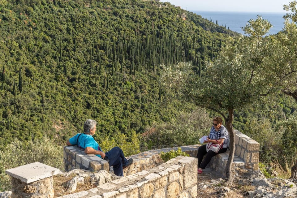 View (from property/room), Balcony/Terrace, Mountain view, Sea view